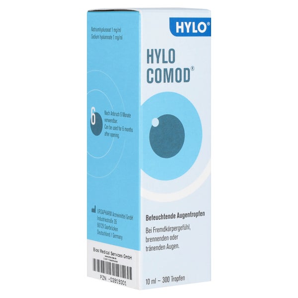 Hylo-comod Augentropfen 10 ml