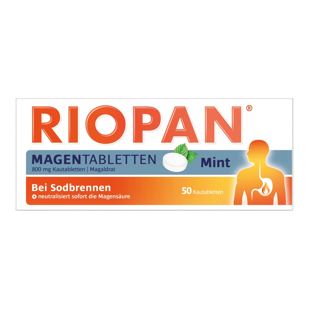 Riopan Magen Tabletten Mint 800 mg 50 St