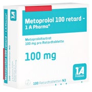 Metoprolol 100 Retard-1a Pharma Tabl. 100 St