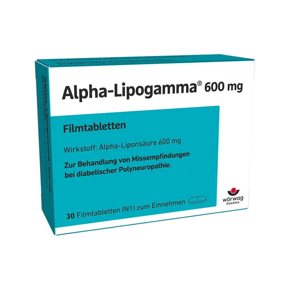 Alpha Lipogamma 600 mg 30 St
