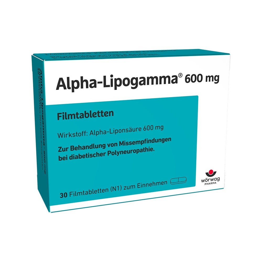Alpha-Lipogamma® 600 mg 30 St