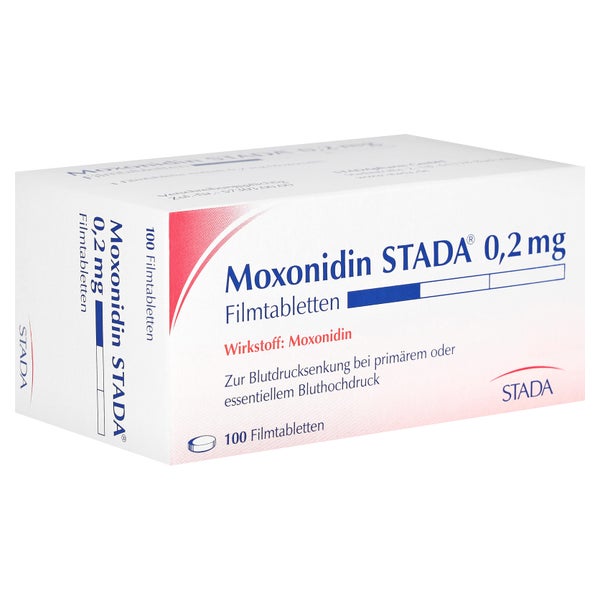 Moxonidin Stada 0,2 mg Filmtabletten 100 St
