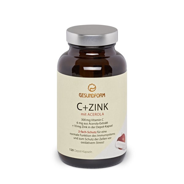 Gesundform C+zink M.acerola Depot Kapsel 120 St