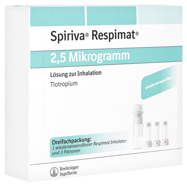 SPIRIVA Respimat 2,5 µg 3X4,0 ml