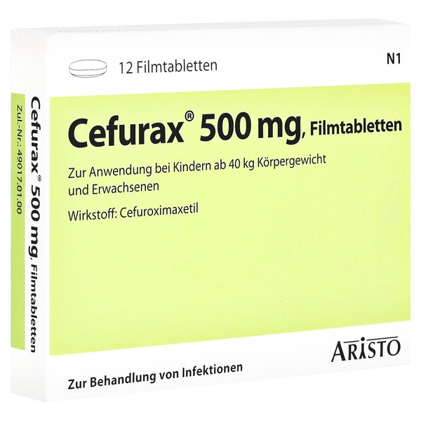 Cefurax 500 mg Filmtabletten 12 St