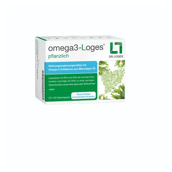 omega3-Loges pflanzlich Kapseln 120 St