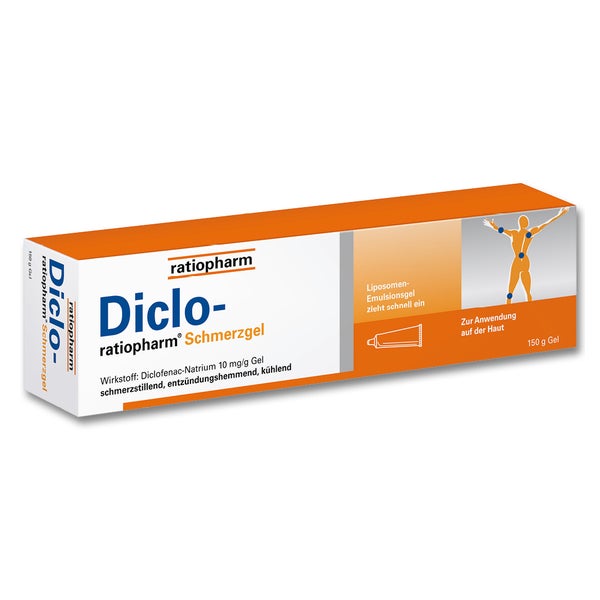 Diclo ratiopharm Schmerzgel 150 g