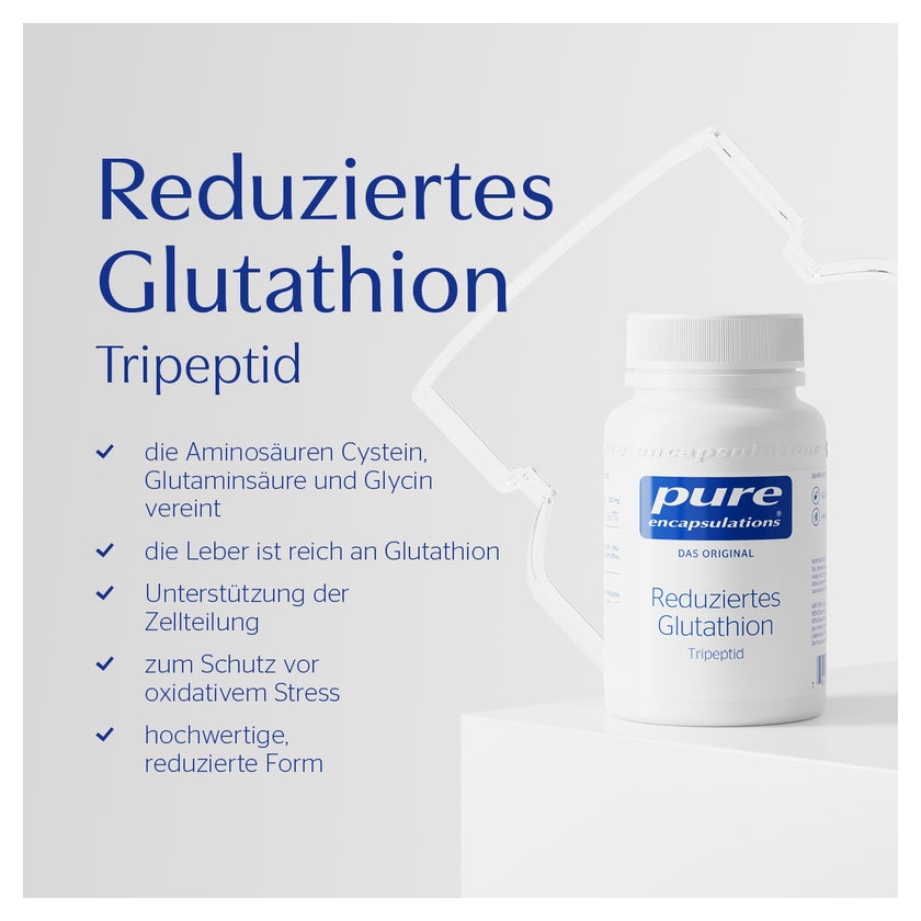 glutathion tripeptid pure encapsulations Reduziertes Glutathion 60 St online kaufen