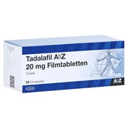 Tadalafil AbZ 20 mg Filmtabletten 24 St