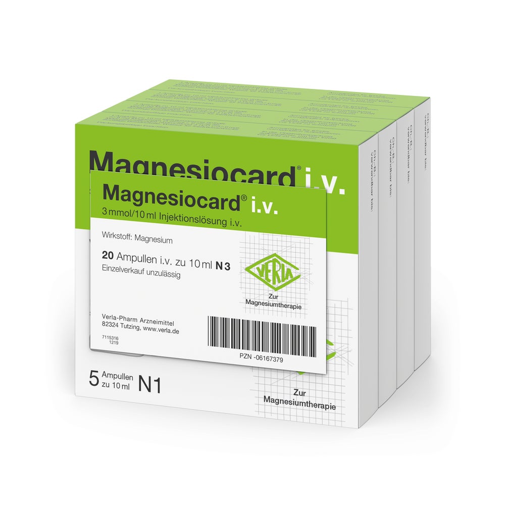 Magnesiocard i.v. Injektionslösung 20X10 ml