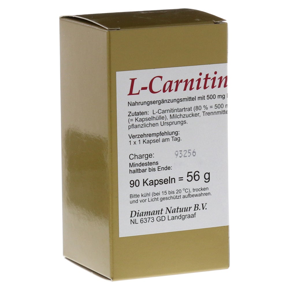 L-carnitin 1x1 pro Tag Kapseln 90 St