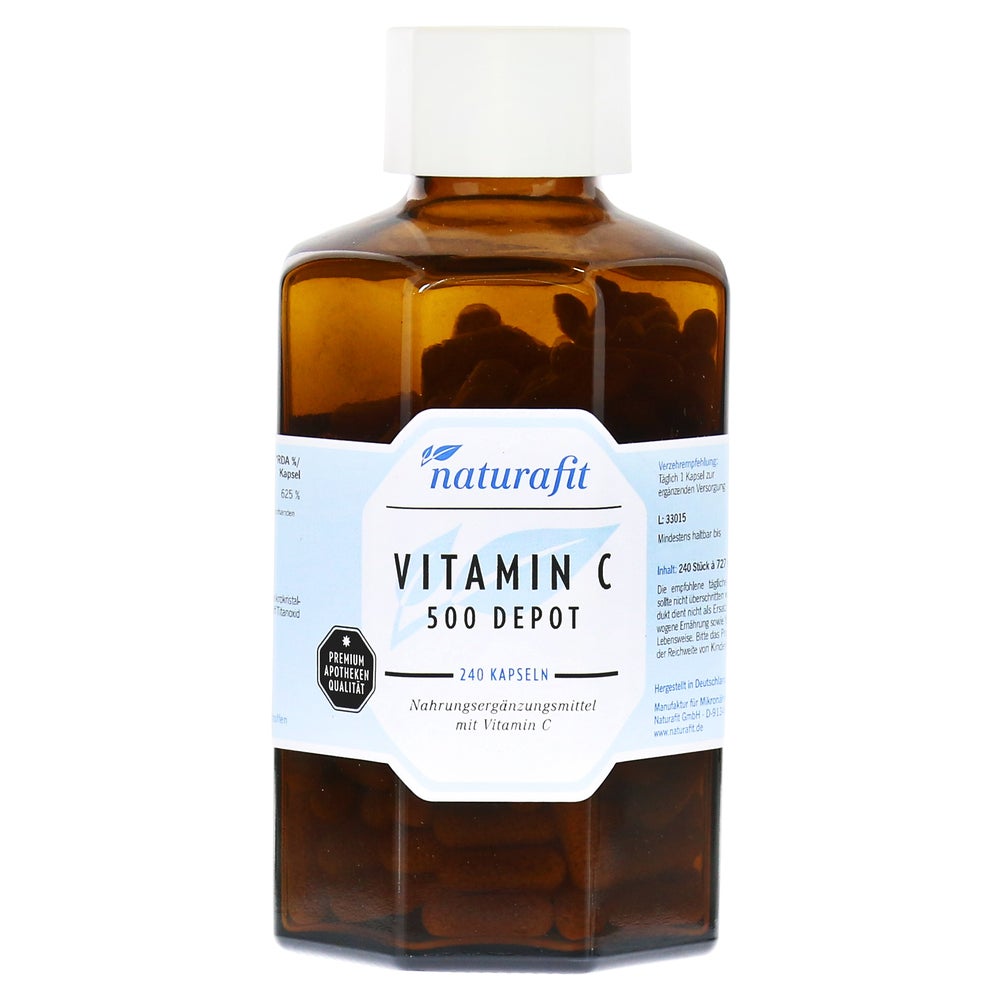 Naturafit Vitamin C 500 Depot Kapseln 240 St