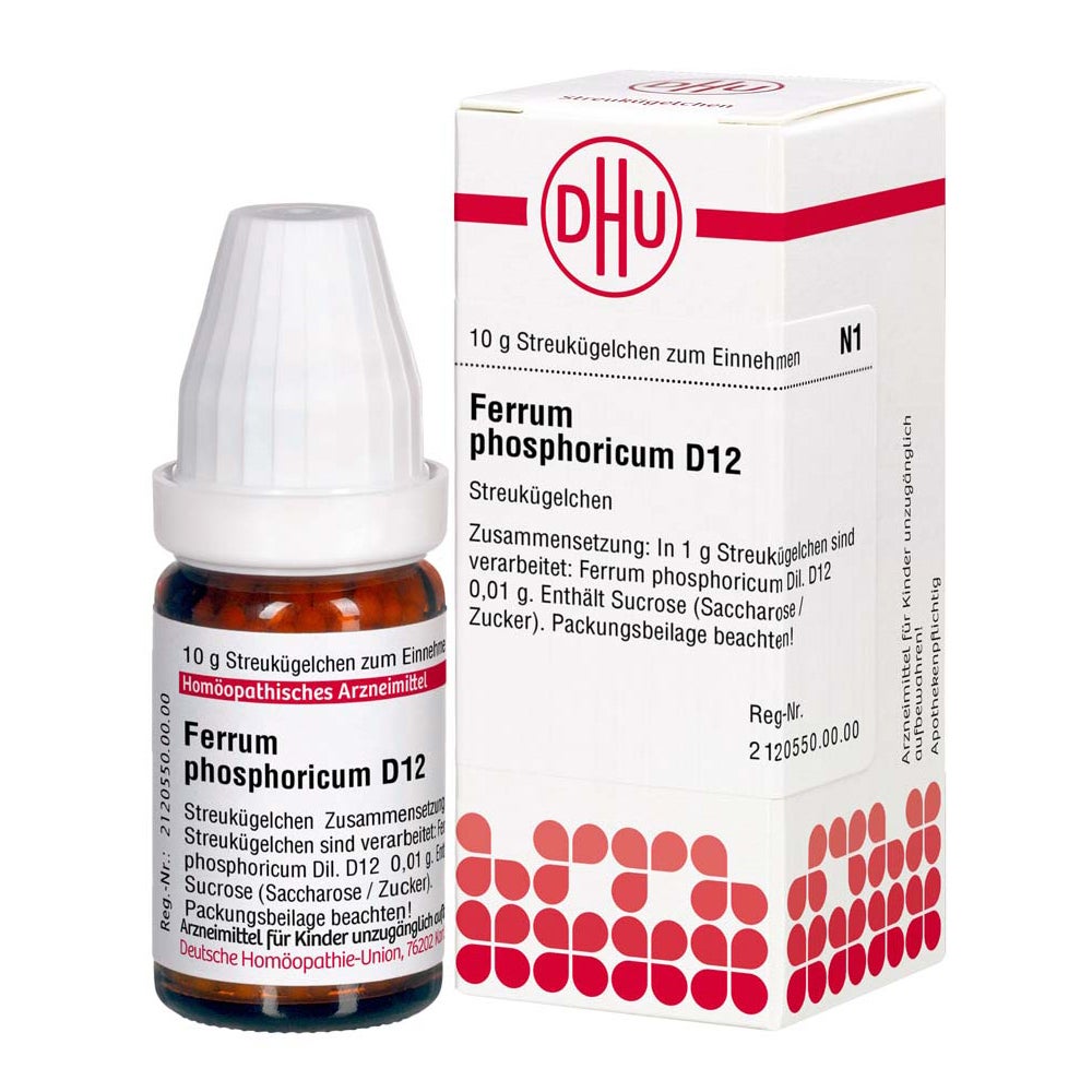 Ferrum phosphoricum D12 Globuli 10 g