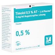 Timolol 0,5% At-1a Pharma Augentropfen 3X5 ml