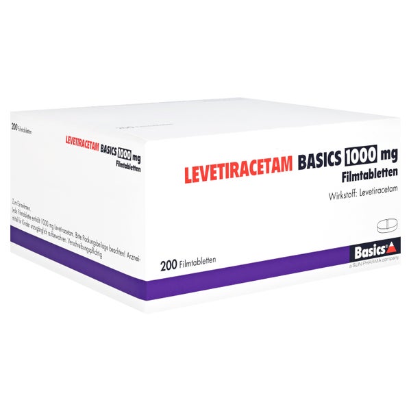 LEVETIRACETAM BASICS 1000 mg Filmtabletten 200 St