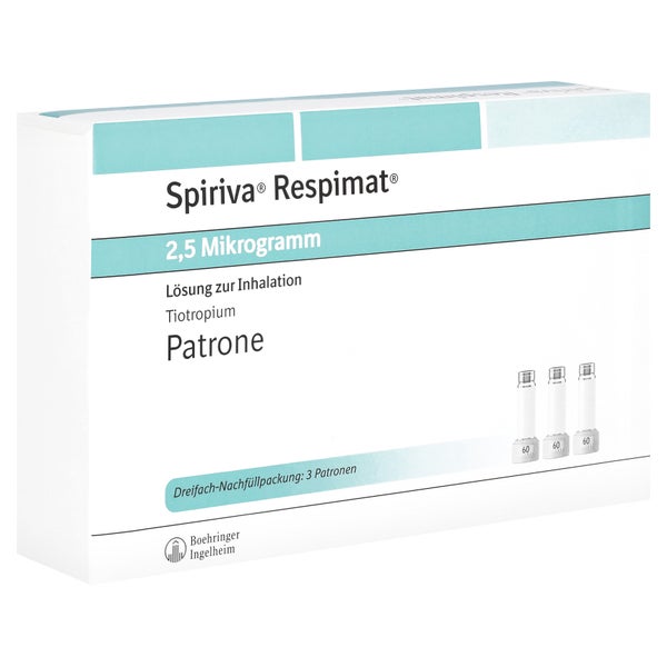 SPIRIVA Respimat 2,5 µg Lsg.z.Inh.Nachfüllpackung 3X4,0 ml