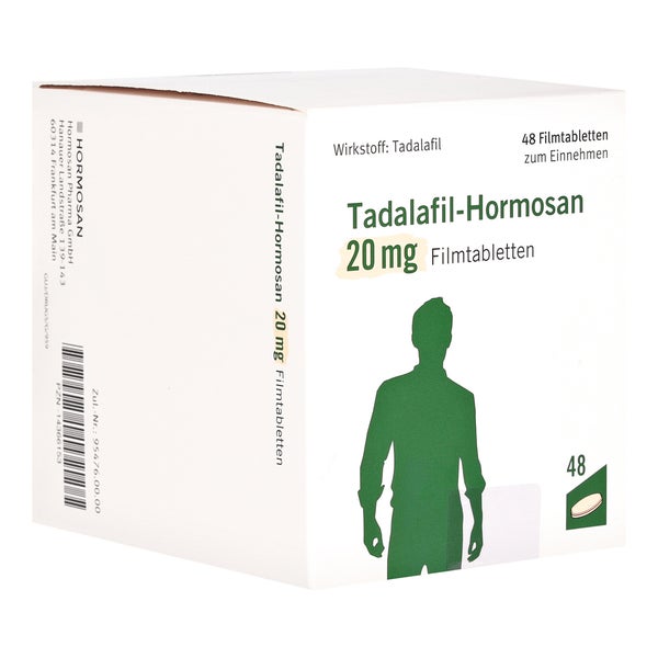 Tadalafil-hormosan 20 mg Filmtabletten 48 St