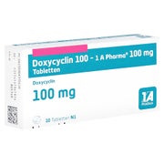 Doxycyclin 100-1a Pharma Tabletten 10 St