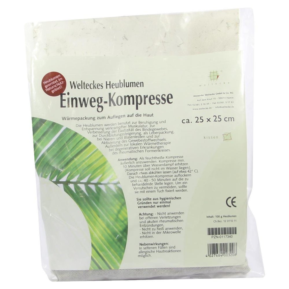 Heublumen Einweg-kompresse 25x25 cm 1 St