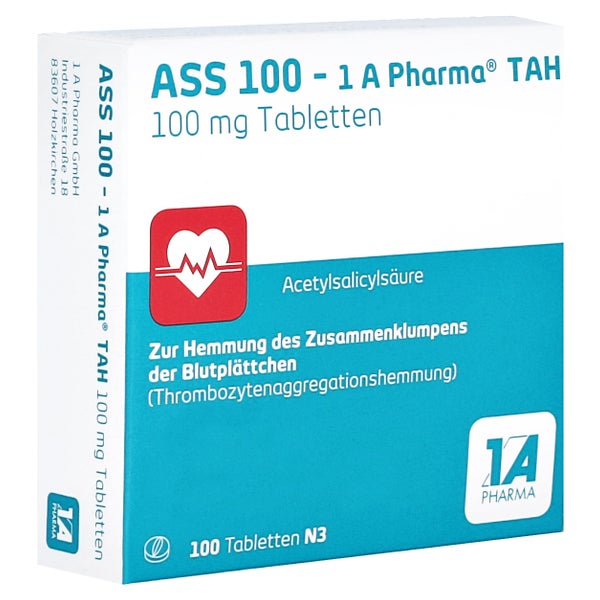 ASS 100-1 A Pharma TAH Tabletten 100 St