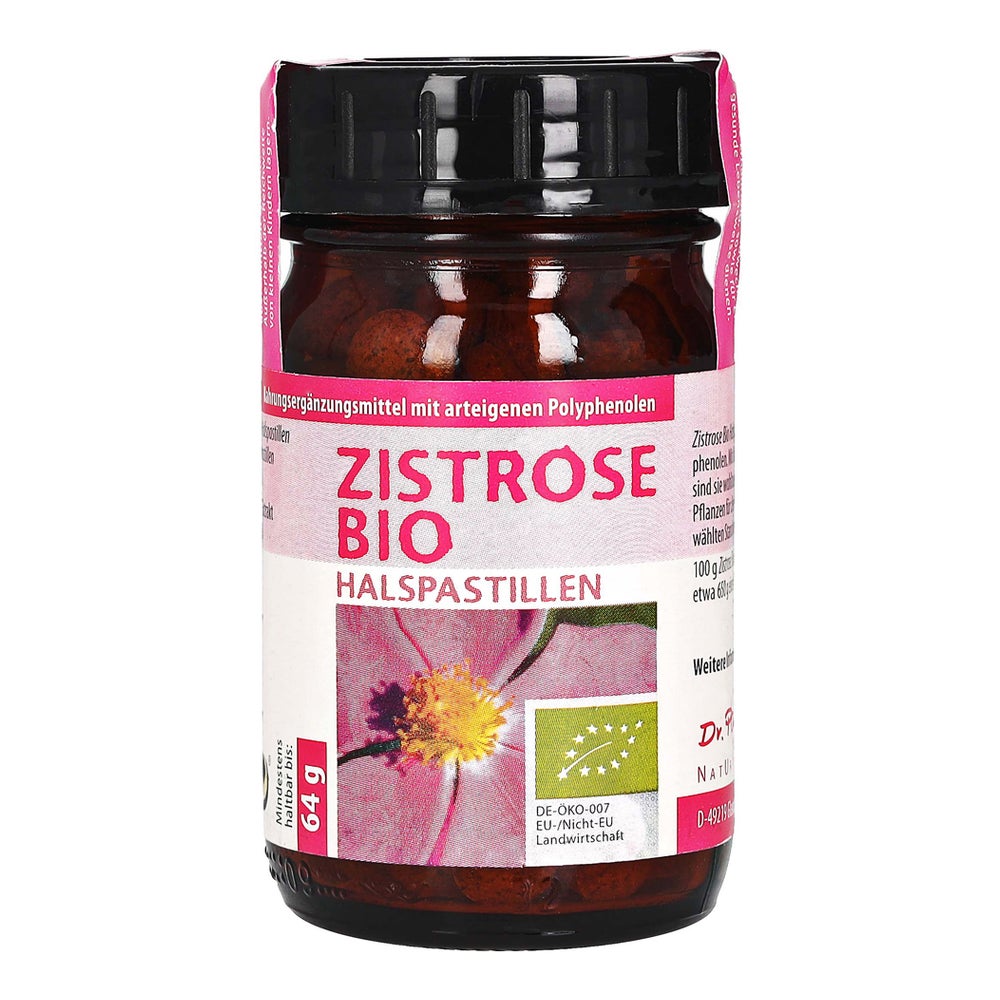 ZISTROSE BIO Halspastillen
