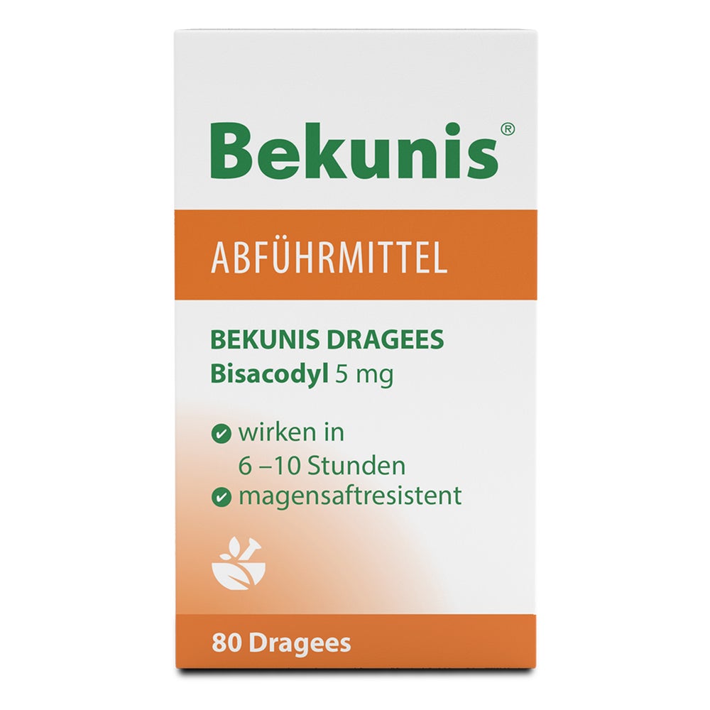 Bekunis Abführ Dragees Bisacodyl 5 mg 80 St