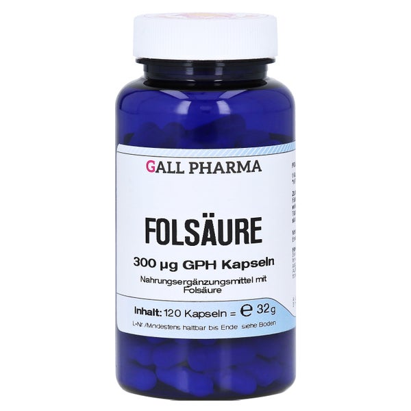 Folsäure 300 µg GPH Kapseln 120 St
