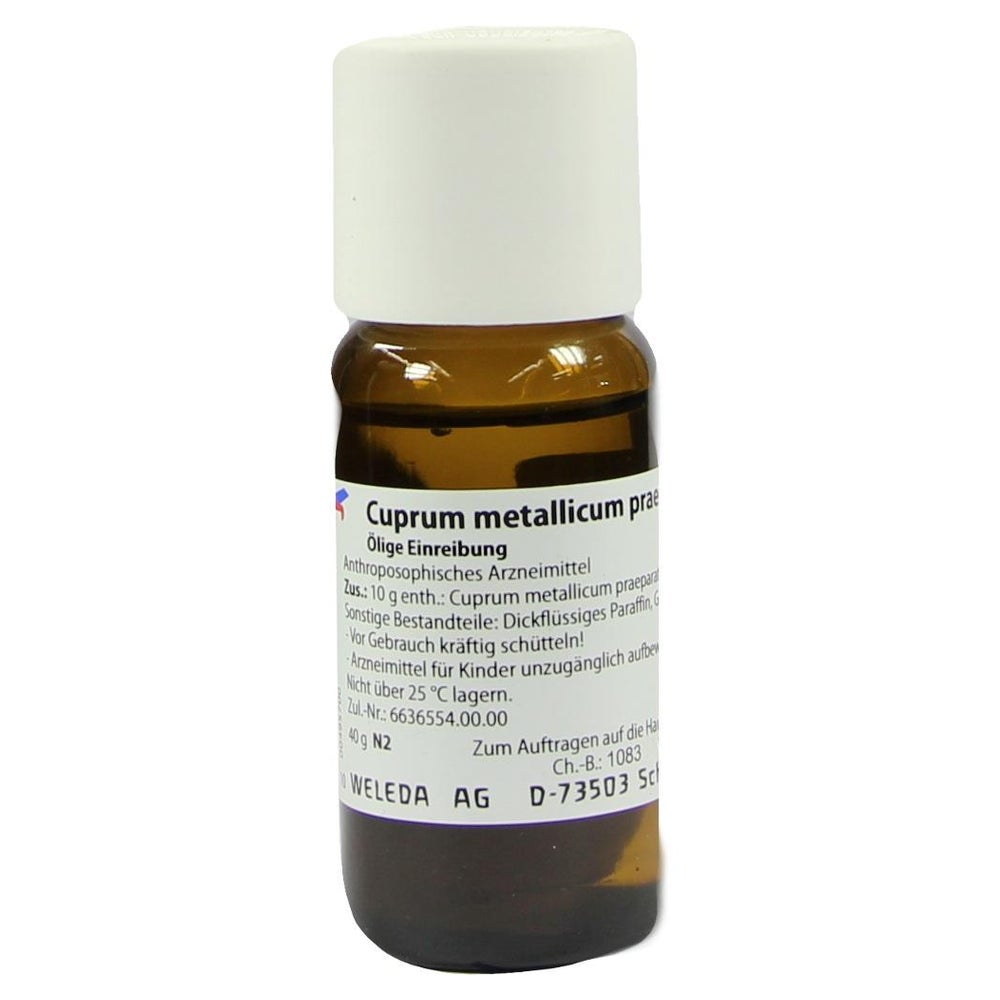 Cuprum Metallicum Praep.0,4% ölige Einre 40 g