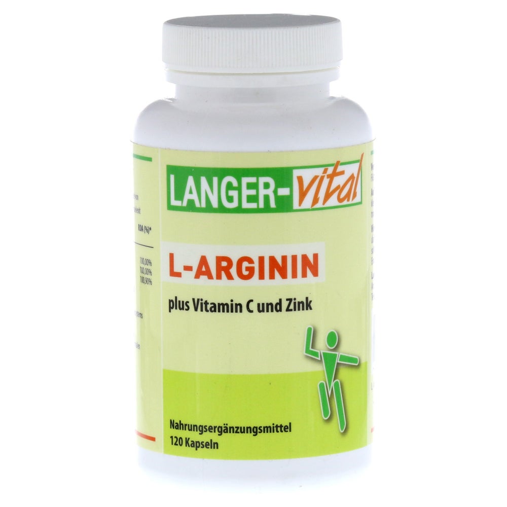 L-arginin 2894 Mg/tg plus Vitamin C und 120 St