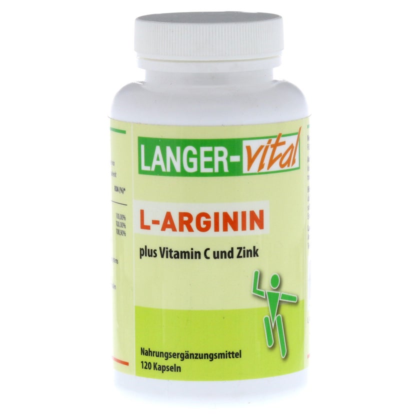 L-arginin 2894 Mg/tg plus Vitamin C und 120 St, 120 St online  