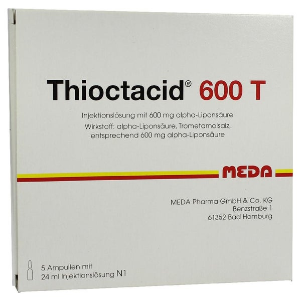Thioctacid 600 T 5X24 ml