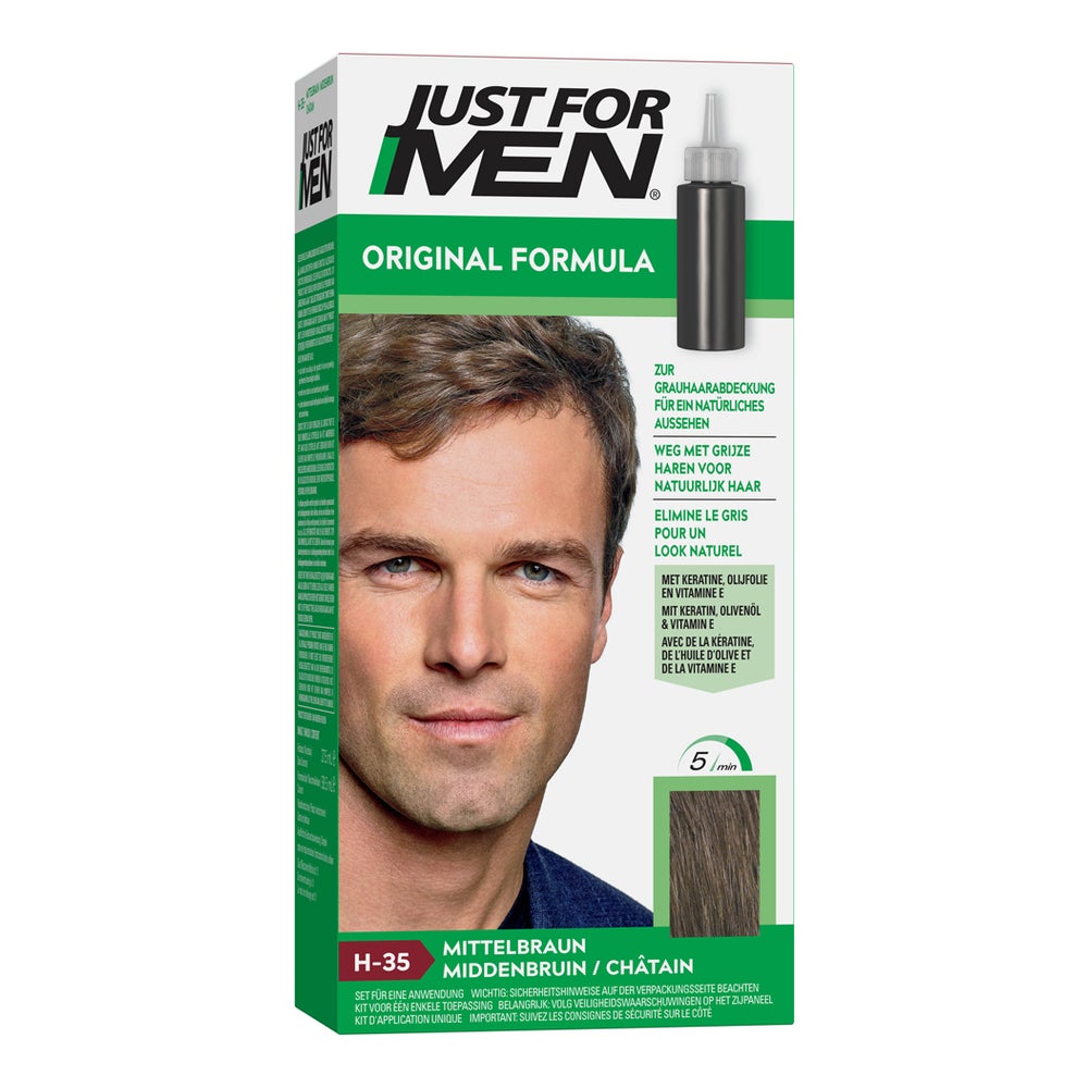 JUST for men Tönungsshampoo mittelbraun 60 ml