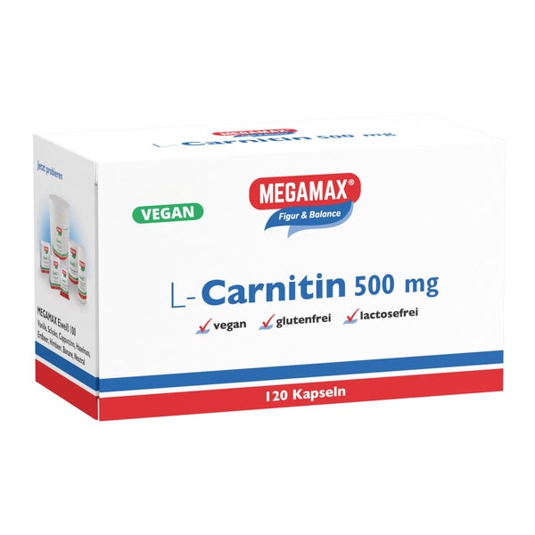 MEGAMAX® L-Carnitin 500 mg Kapseln 120 St