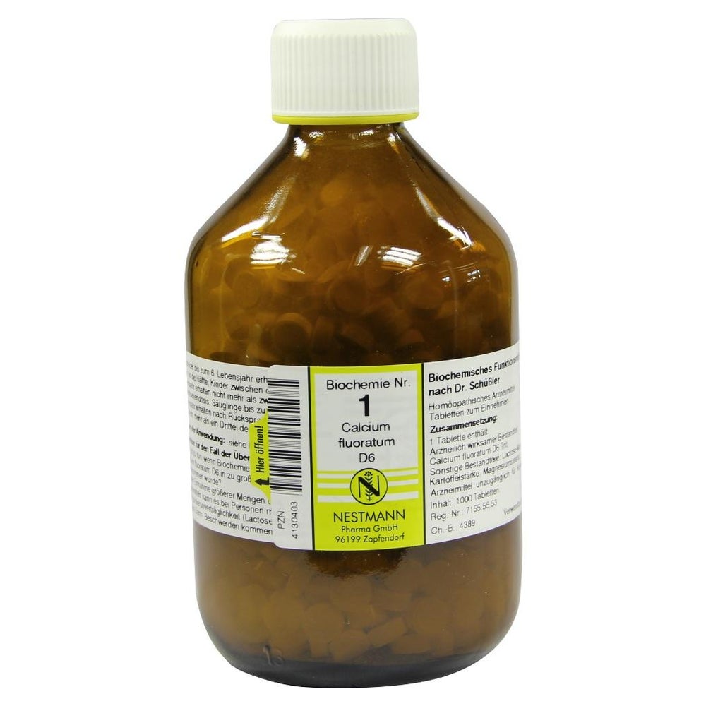 Biochemie 1 Calcium fluoratum D 6 Tabletten 1000 St