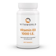 Produktabbildung: vitaworld Vitamin D3 1000 I.E. 200 St