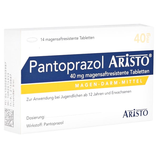 PANTOPRAZOL Aristo 40 mg magensaftres.Tabletten 14 St