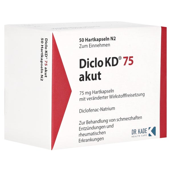 DICLO KD 75 akut Hartkaps.m.msr.überz.Pellets 50 St