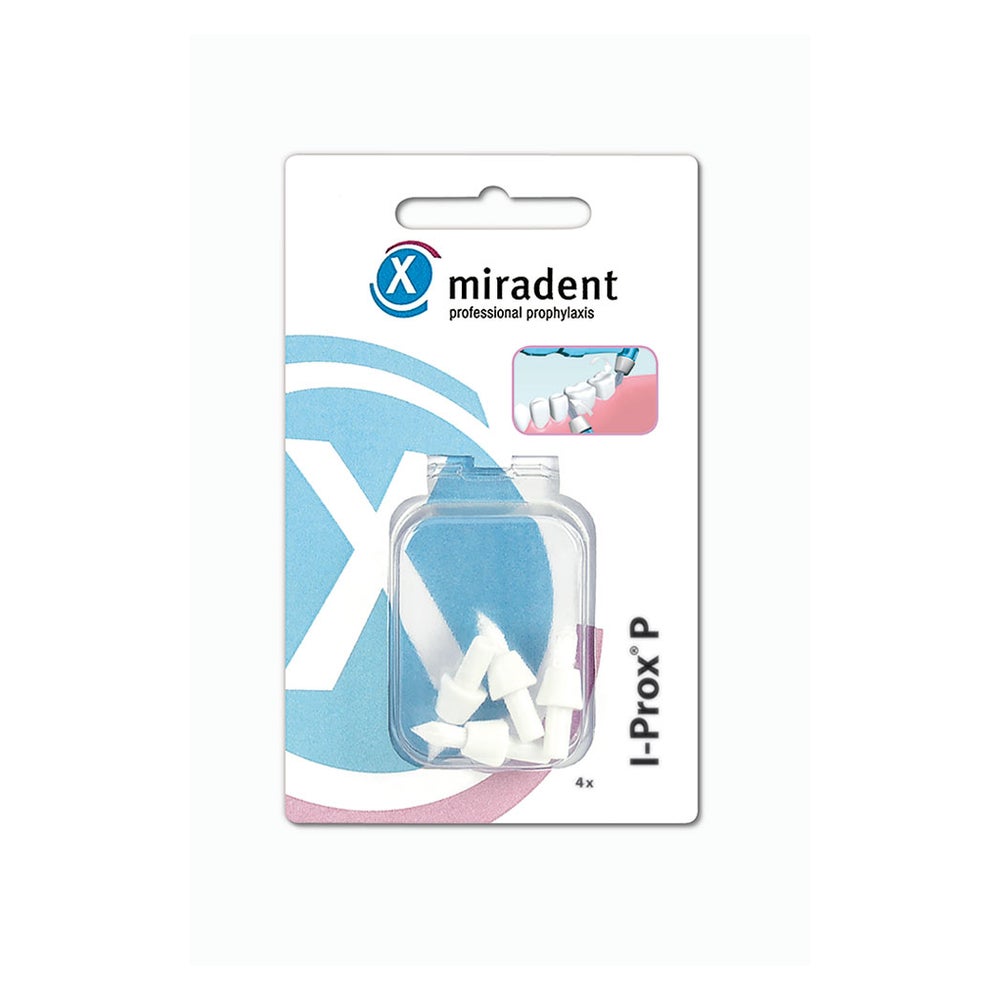 Miradent Ersatz Spitzbürsten I-Prox P weiß soft 4 St
