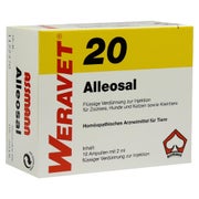 Produktabbildung: Alleosal 20 Ampullen, für Hunde, Katzen, Zootiere sowie Kleintiere 10X2 ml