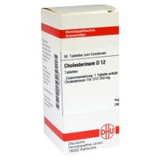 Produktabbildung: Cholesterinum D 12 Tabletten 80 St
