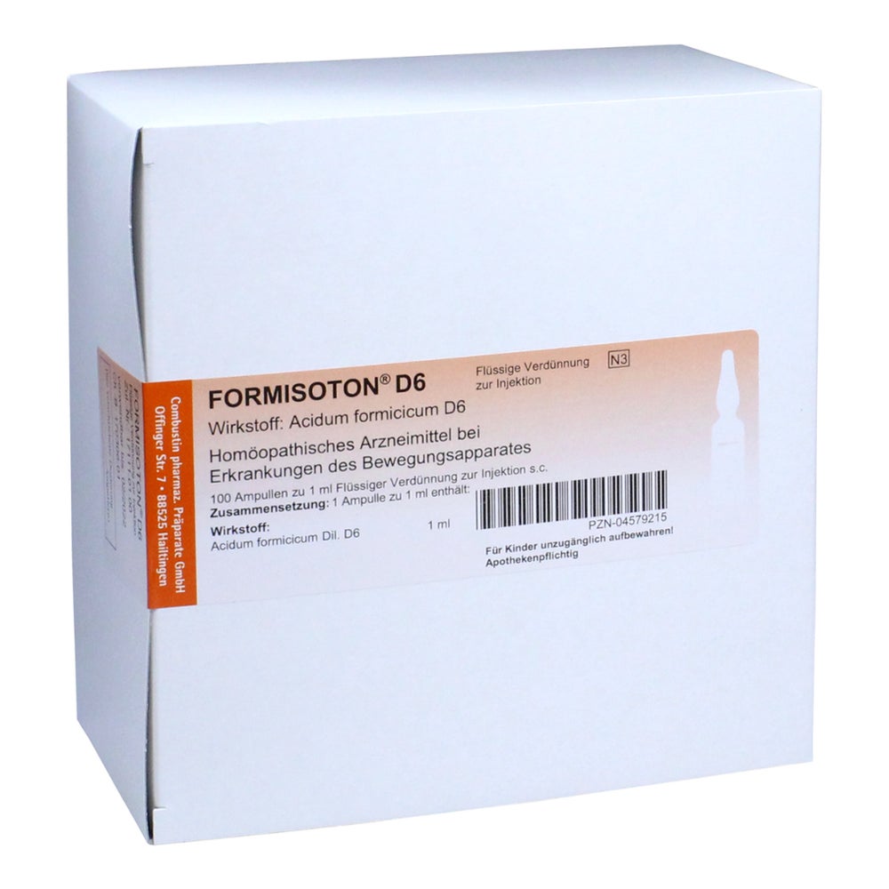 Formisoton D 6 Ampullen 100X1 ml