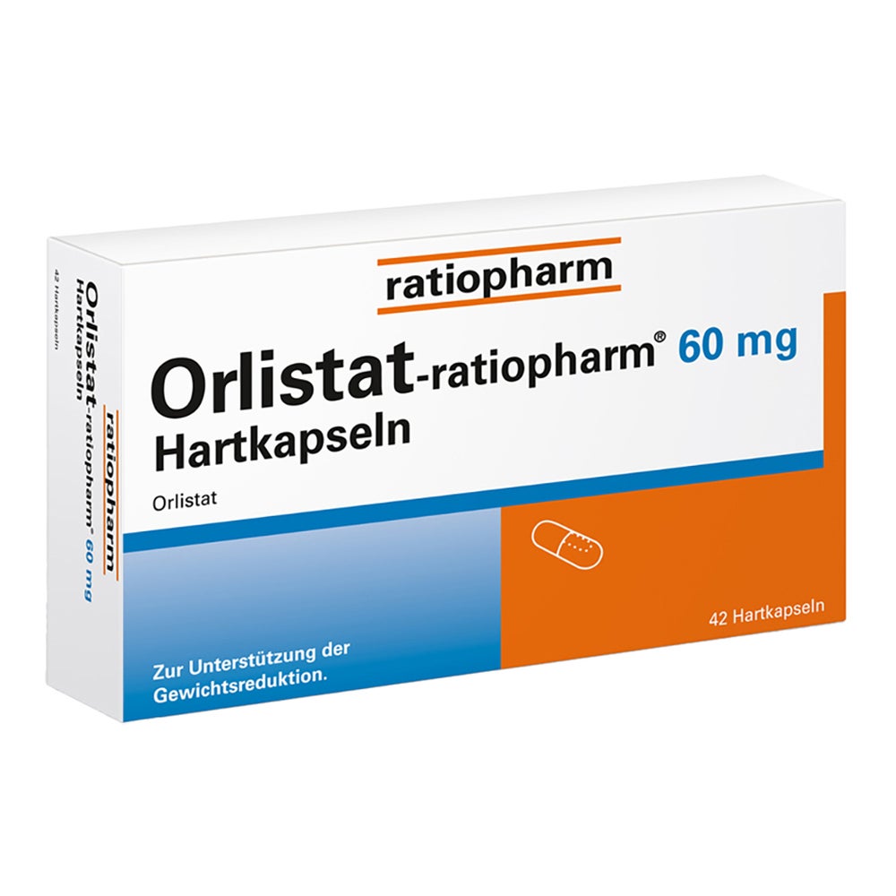 Orlistat-ratiopharm 60 mg - zur Unterstützung beim Abnehmen 42 St