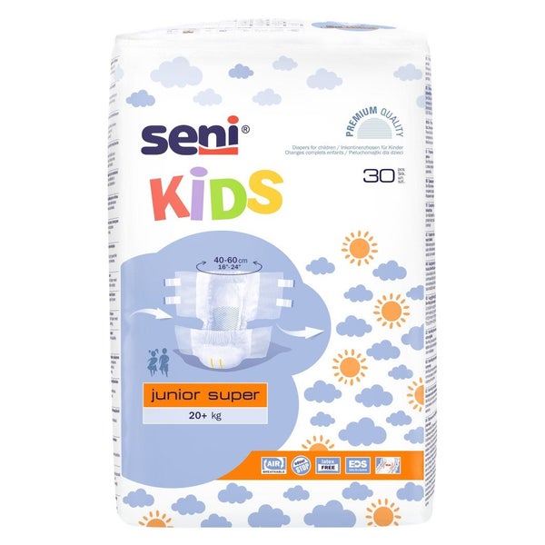 Seni Kids Junior Inkontinenzslip Super Ab 20 Kg 4X30 St
