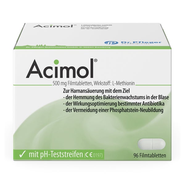 Acimol 500 mg Filmtabletten - mit pH-Teststreifen 96 St