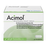 Produktabbildung: Acimol 500 mg Filmtabletten - mit pH-Teststreifen 96 St