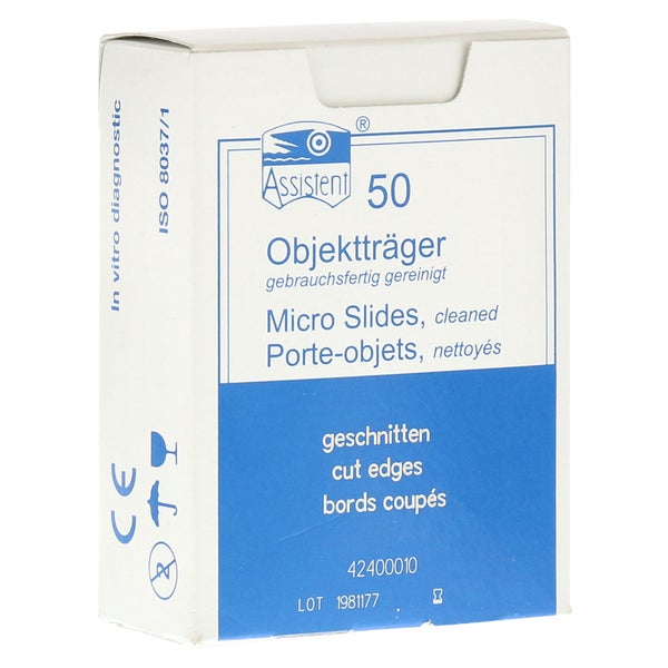 Objektträger 26x76 Geputzt 50 St