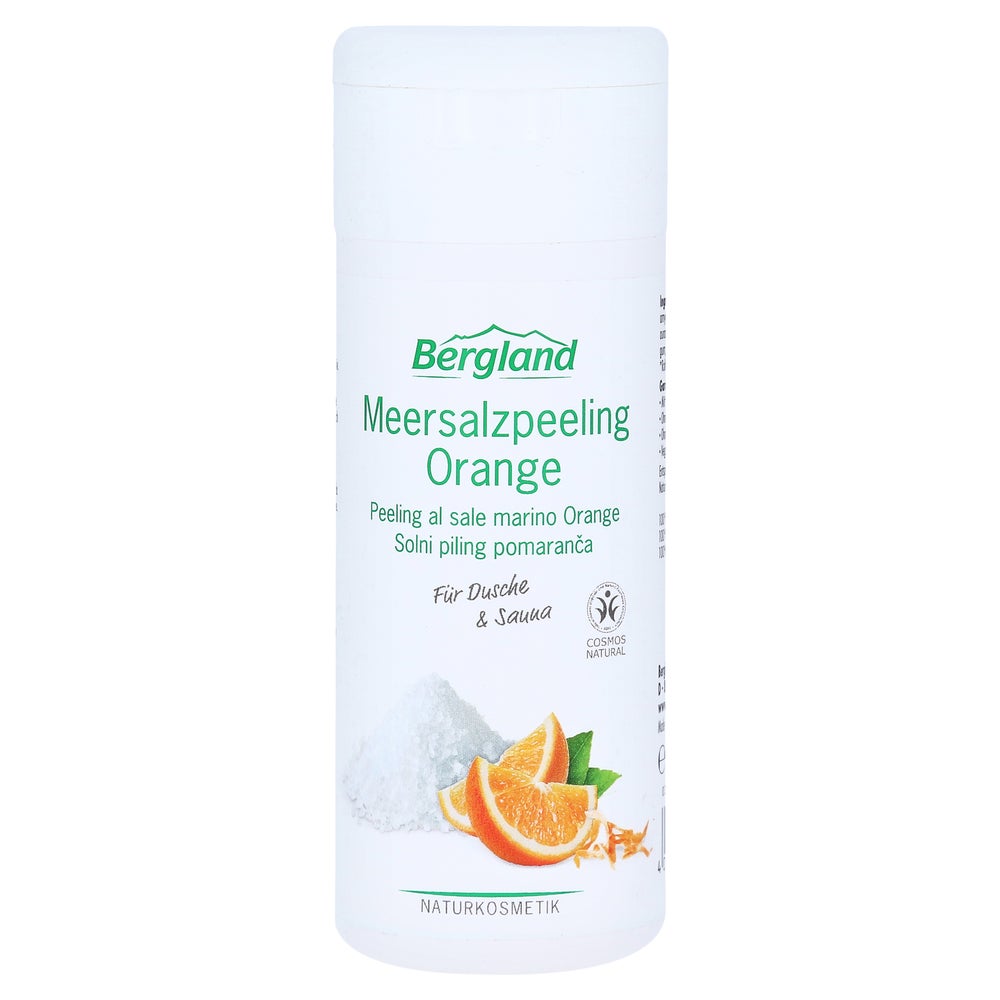 Bergland Meersalzpeeling Orange 220 g