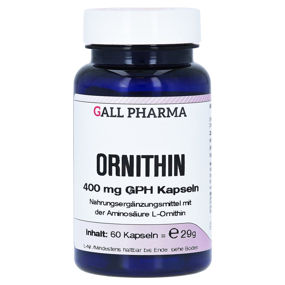 Ornithin 400 mg GPH Kapseln 60 St