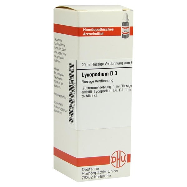 Lycopodium D 3 Dilution 20 ml