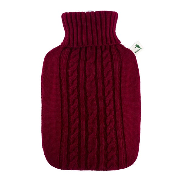 Wärmflasche Klassik 1,8 l mit Strickbezug rot 1 St